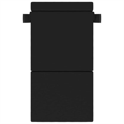 Divano Letto Pieghevole Nero 100 x 80 x 60 cm Tessuto