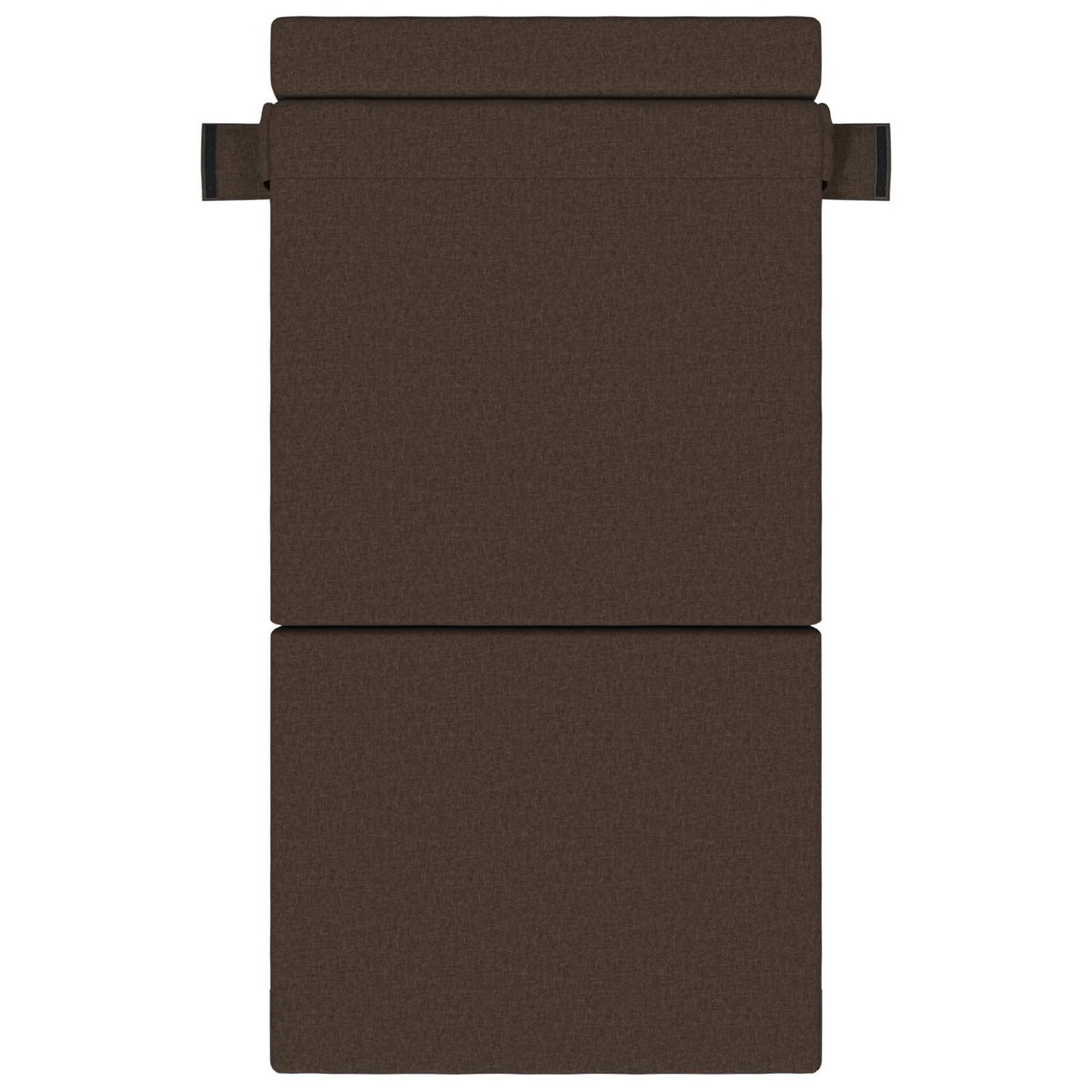 Divano Letto Pieghevole Tortora 100 x 80 x 60 cm Tessuto