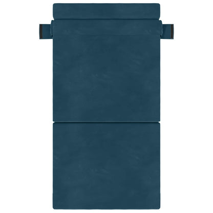 Divano Letto Pieghevole Blu 100 x 80 x 60 cm Tessuto