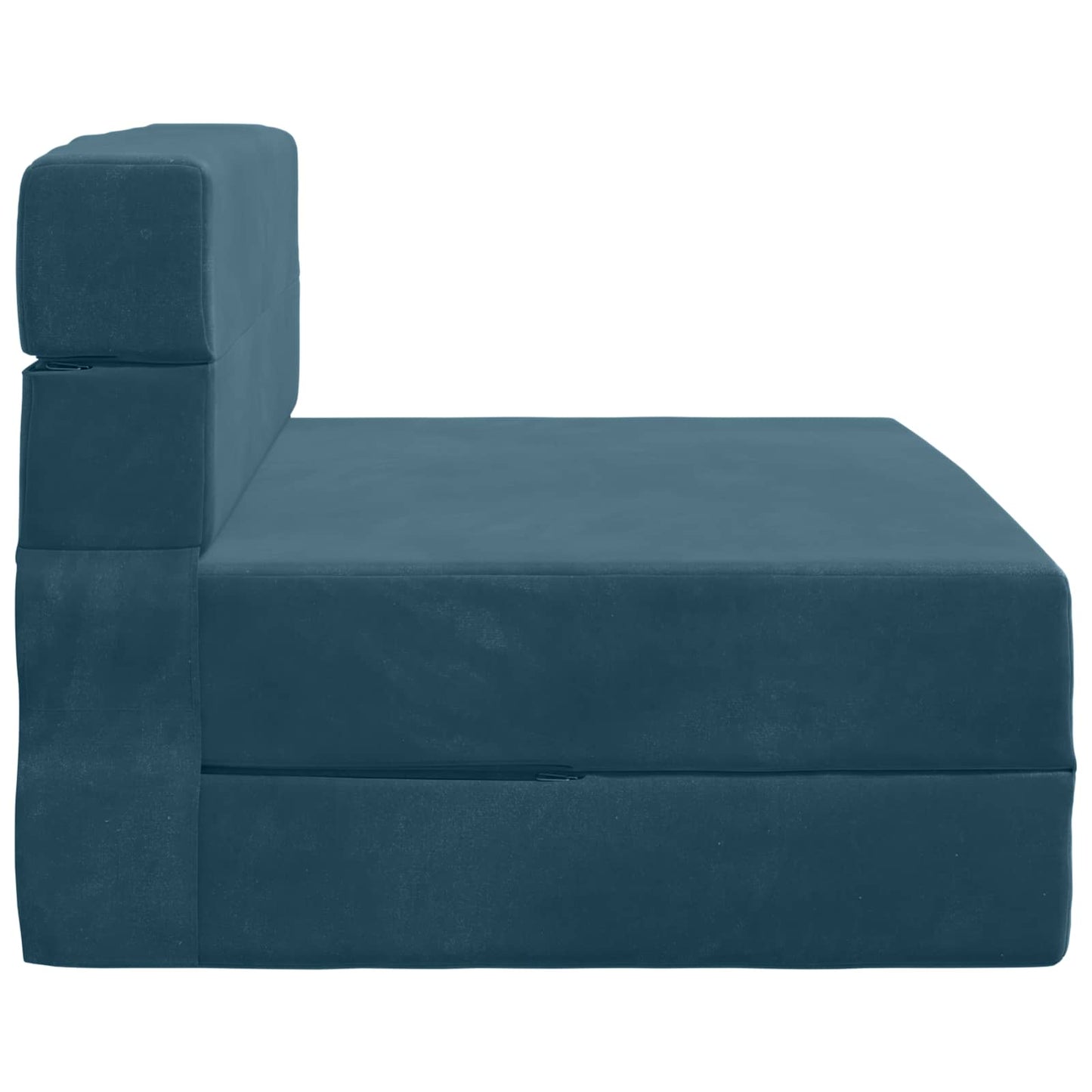Divano Letto Pieghevole Blu 100 x 80 x 60 cm Tessuto