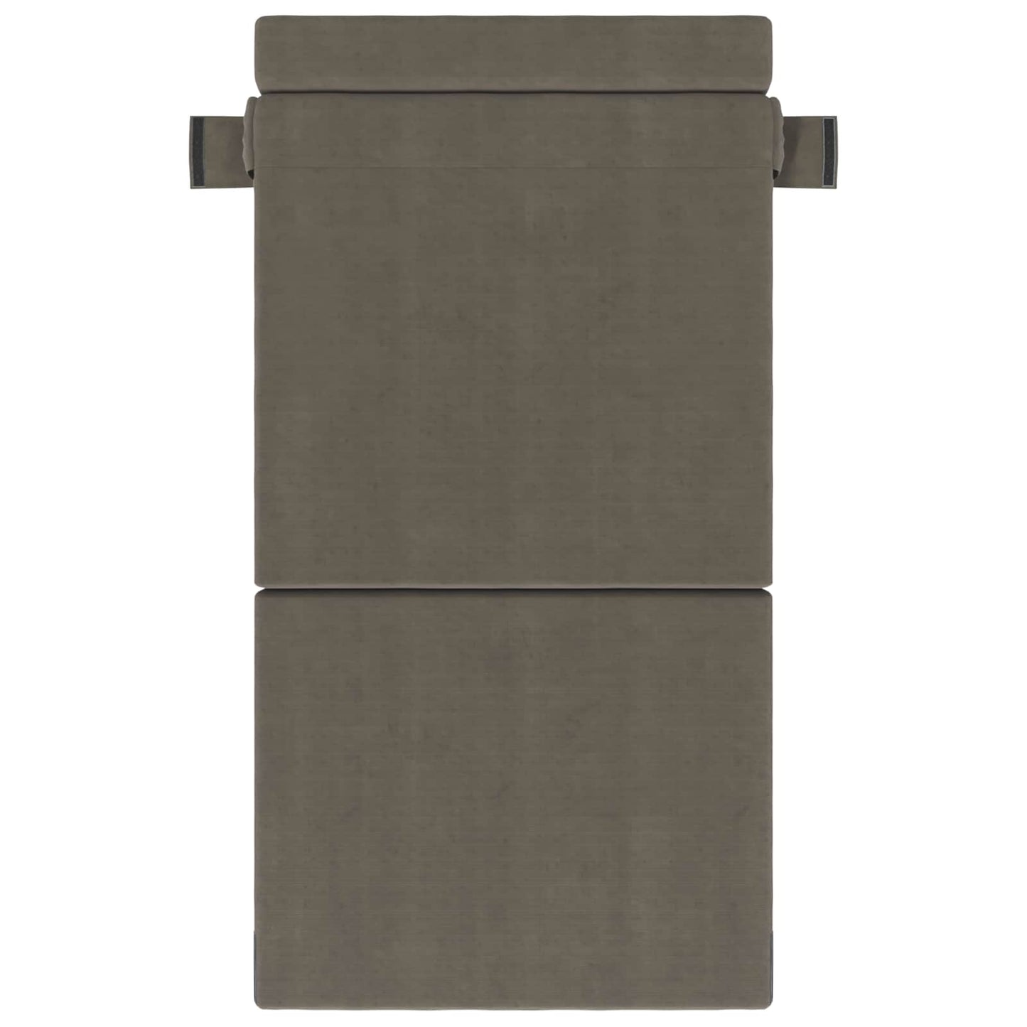 Divano Letto Pieghevole Grigio Chiaro 100 x 80 x 60 cm Tessuto