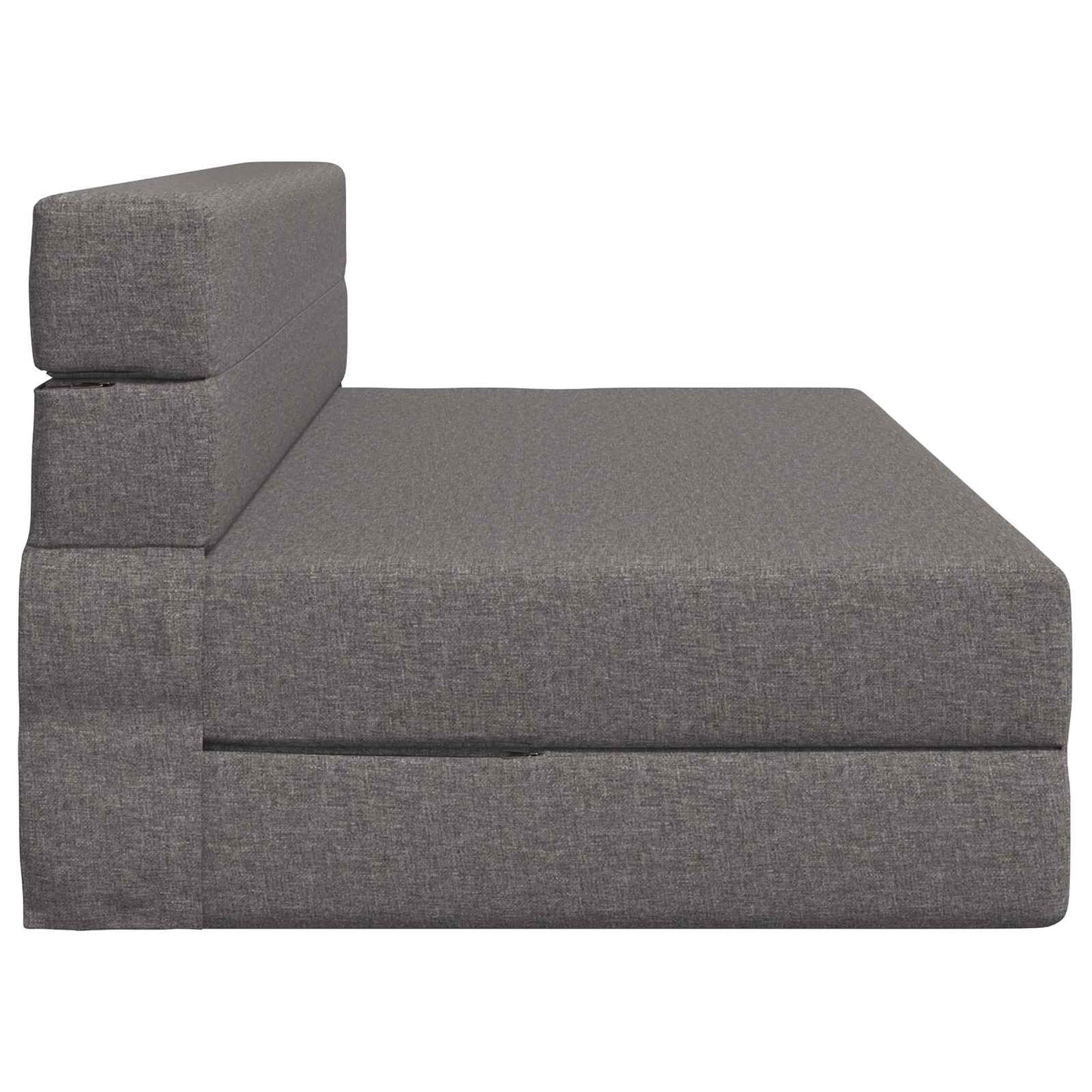 Divano Letto Pieghevole Grigio Chiaro 152 x 86,5 x 60 cm