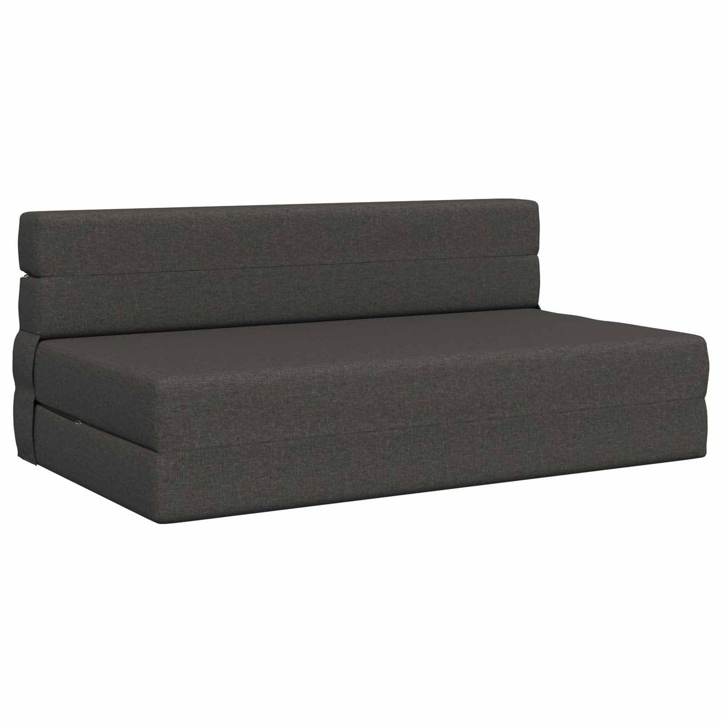Divano Letto Pieghevole Grigio Scuro 152 x 86,5 x 60 cm Tessuto | homemem39