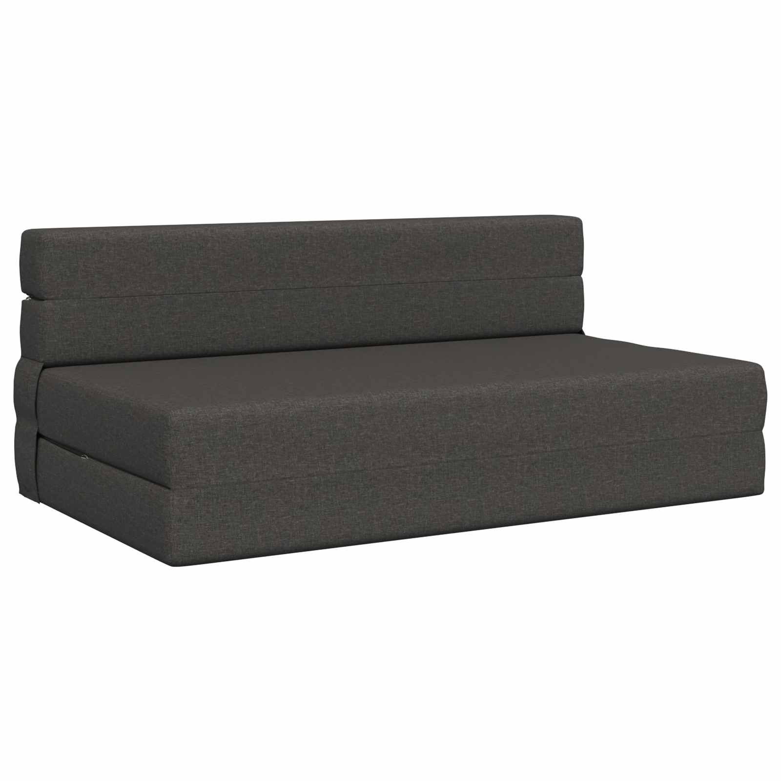 Divano Letto Pieghevole Grigio Scuro 152 x 86,5 x 60 cm Tessuto | homemem39