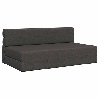 Divano Letto Pieghevole Grigio Scuro 152 x 86,5 x 60 cm Tessuto | homemem39