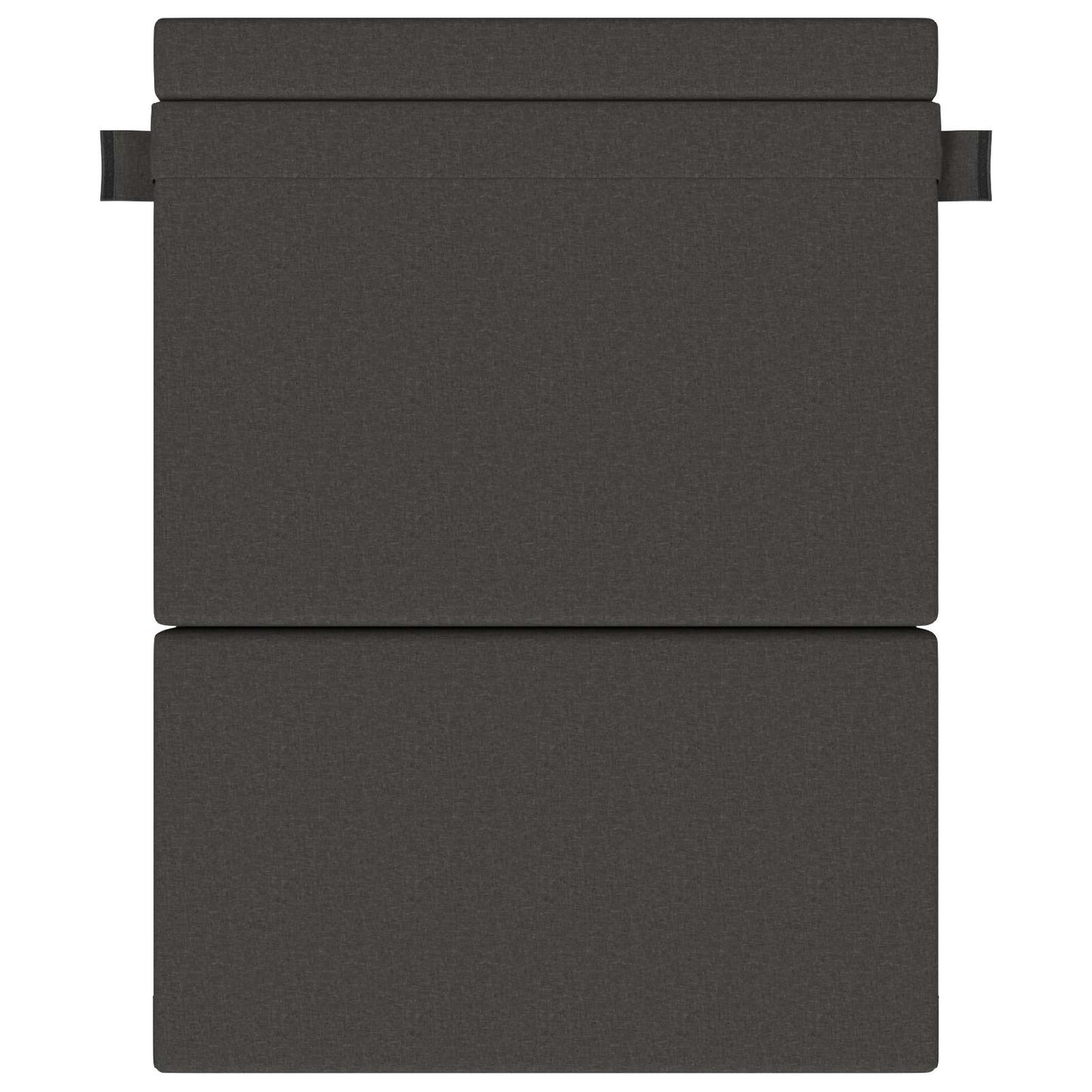 Divano Letto Pieghevole Grigio Scuro 152 x 86,5 x 60 cm Tessuto | homemem39