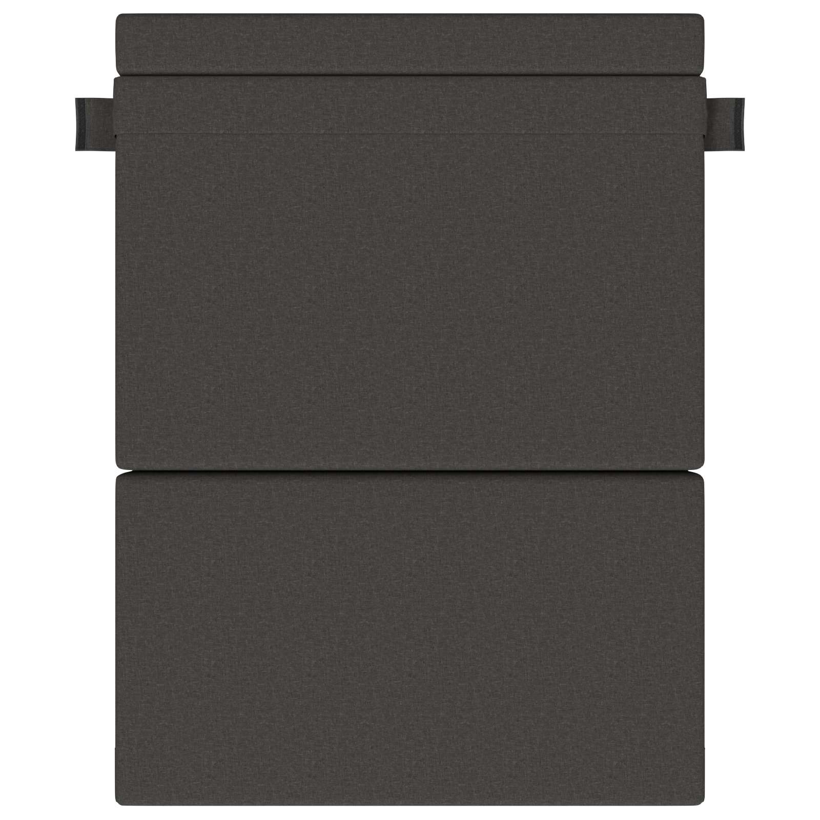 Divano Letto Pieghevole Grigio Scuro 152 x 86,5 x 60 cm Tessuto | homemem39