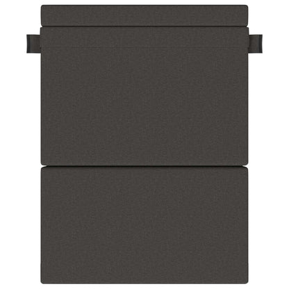 Divano Letto Pieghevole Grigio Scuro 152 x 86,5 x 60 cm Tessuto | homemem39