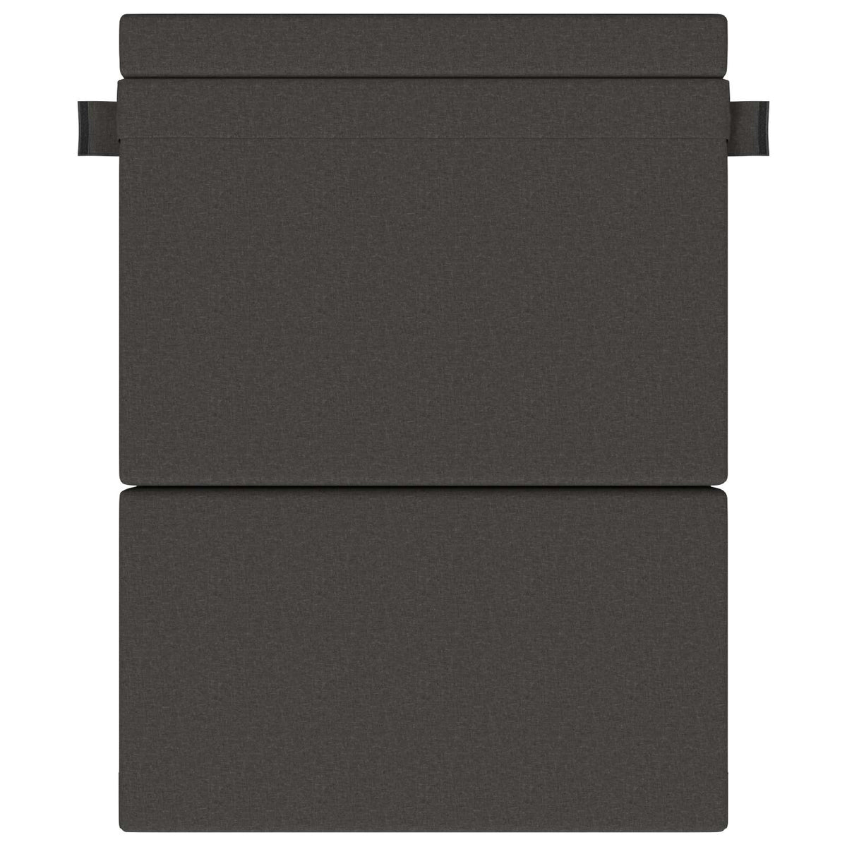Divano Letto Pieghevole Grigio Scuro 152 x 86,5 x 60 cm Tessuto
