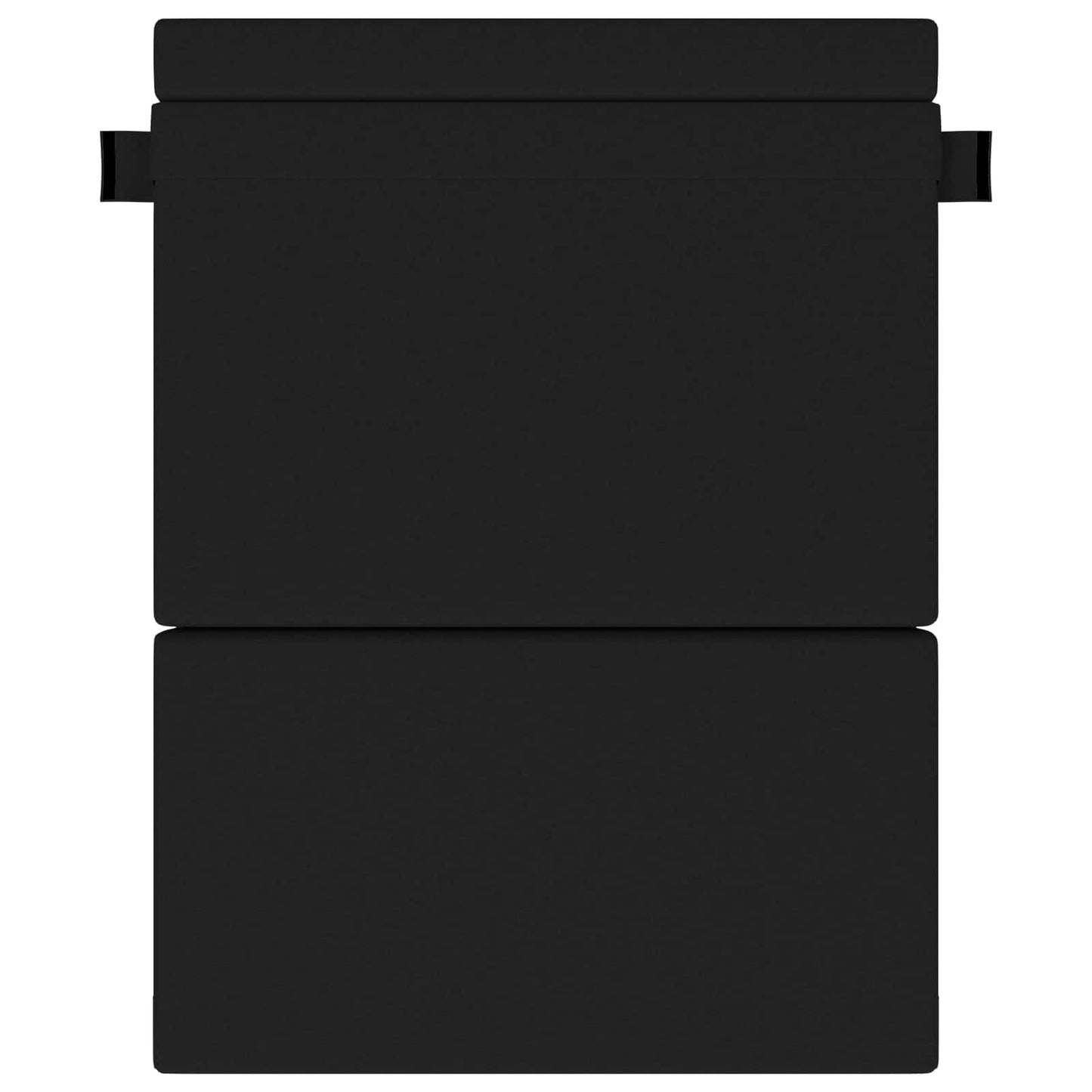 Divano Letto Pieghevole Nero 152 x 86,5 x 60 cm Tessuto | homemem39