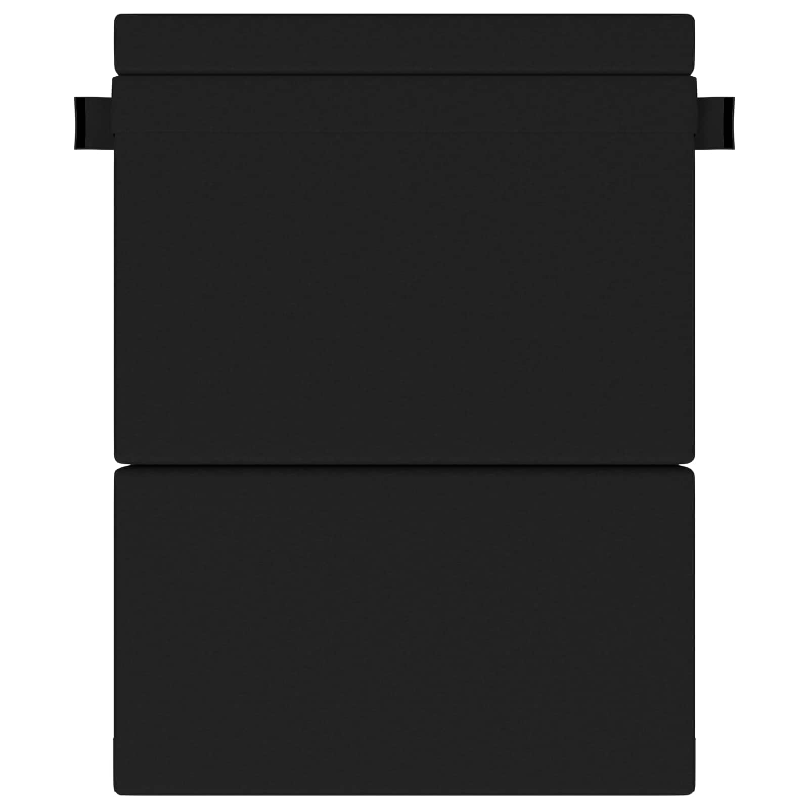 Divano Letto Pieghevole Nero 152 x 86,5 x 60 cm Tessuto | homemem39