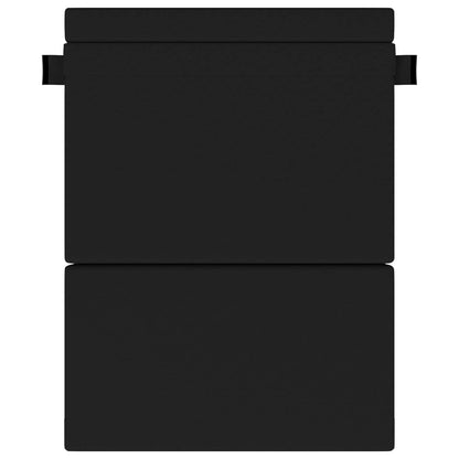 Divano Letto Pieghevole Nero 152 x 86,5 x 60 cm Tessuto | homemem39