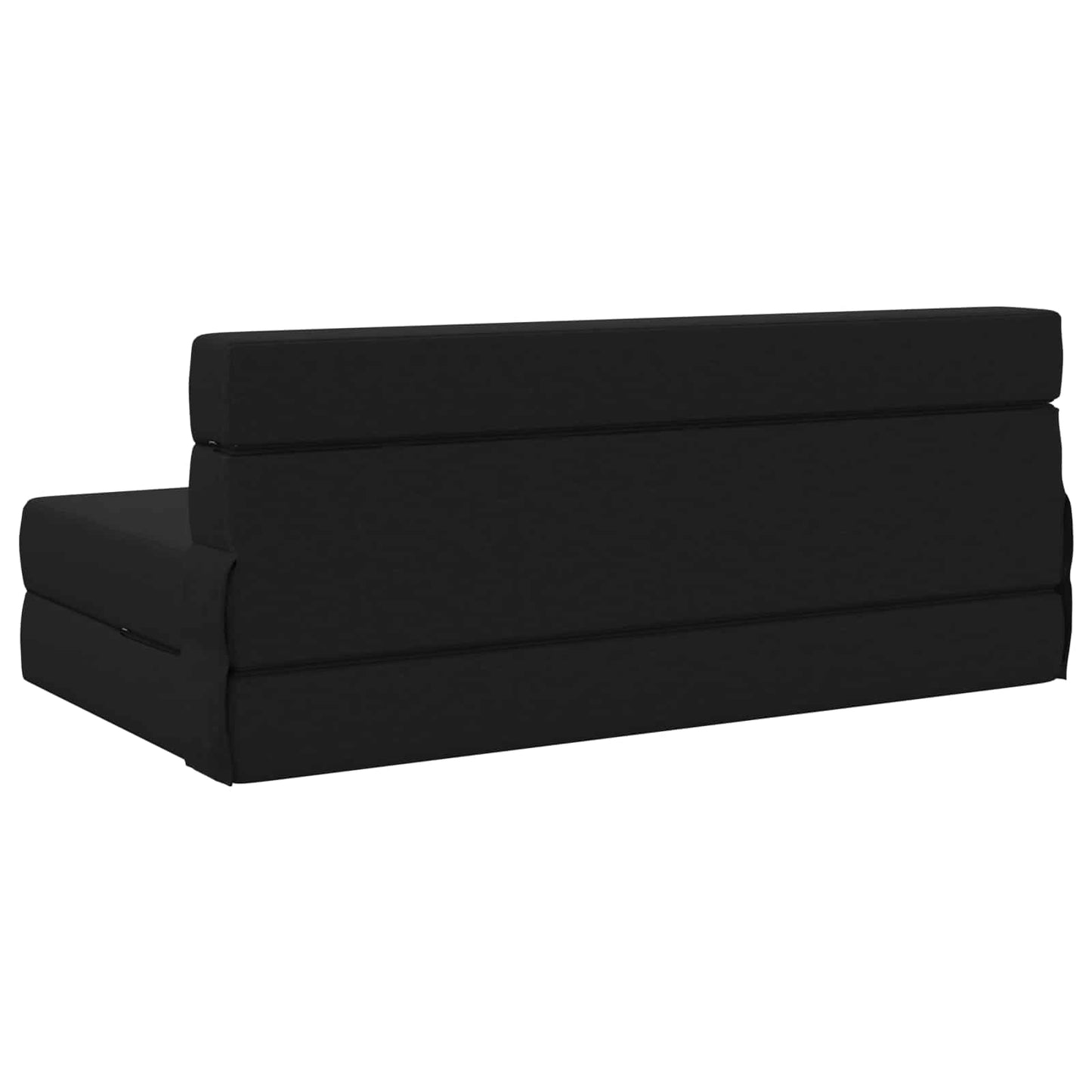 Divano Letto Pieghevole Nero 152 x 86,5 x 60 cm Tessuto | homemem39
