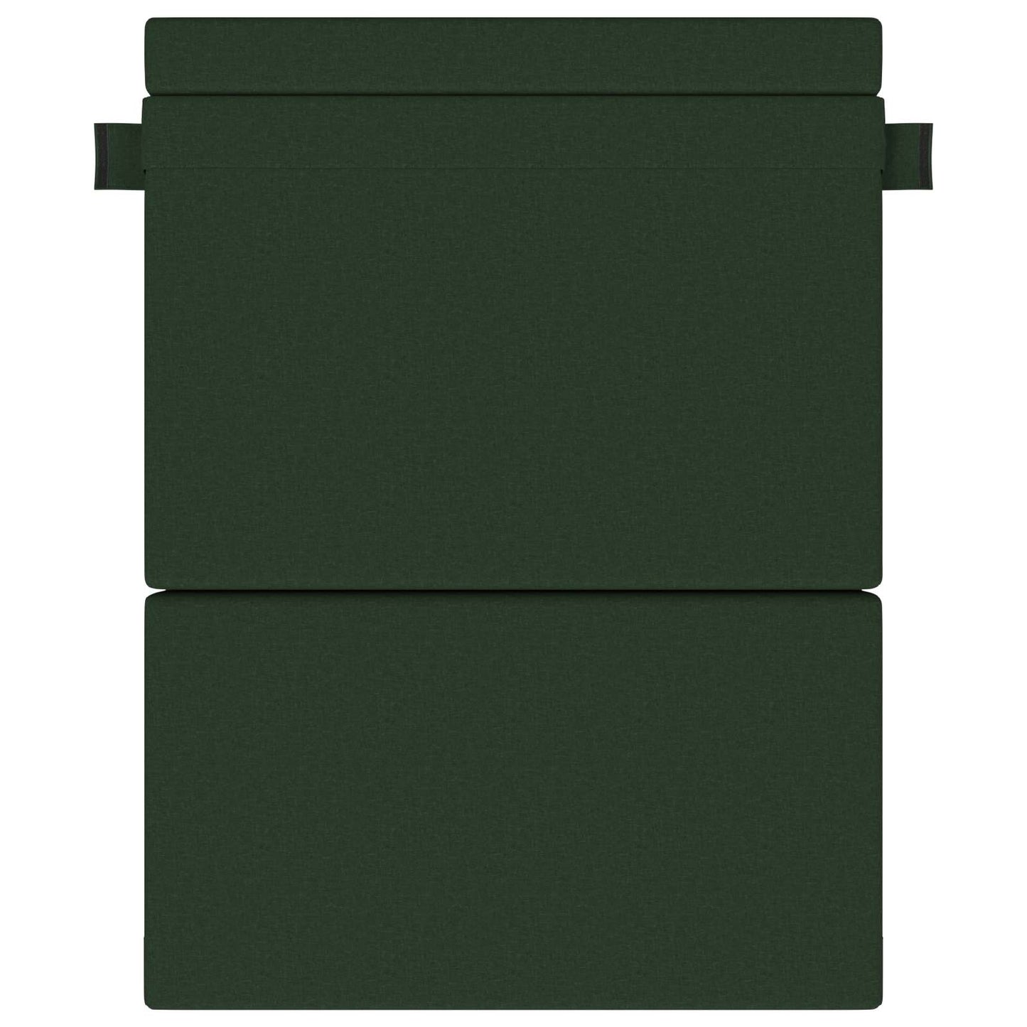 Divano Letto Pieghevole Verde Scuro 152 x 86,5 x 60 cm Tessuto | homemem39