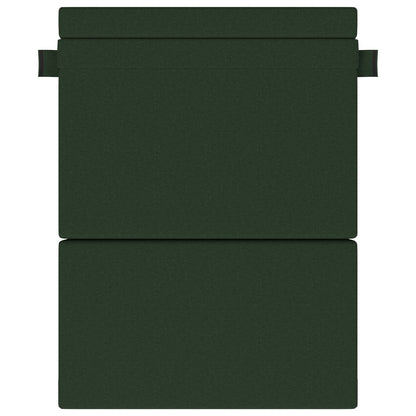 Divano Letto Pieghevole Verde Scuro 152 x 86,5 x 60 cm Tessuto | homemem39