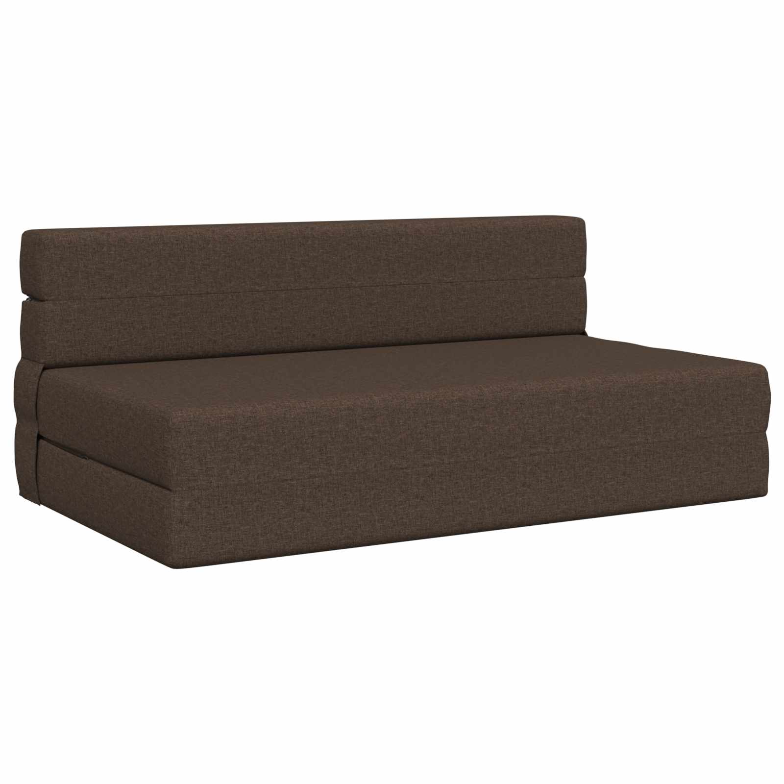 Divano Letto Pieghevole Tortora 152 x 86,5 x 60 cm Tessuto | homemem39