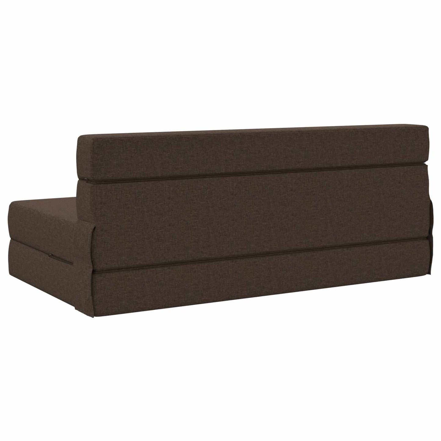 Divano Letto Pieghevole Tortora 152 x 86,5 x 60 cm Tessuto | homemem39