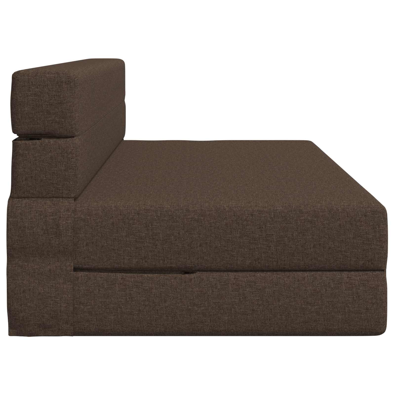 Divano Letto Pieghevole Tortora 152 x 86,5 x 60 cm Tessuto | homemem39