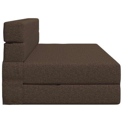 Divano Letto Pieghevole Tortora 152 x 86,5 x 60 cm Tessuto | homemem39