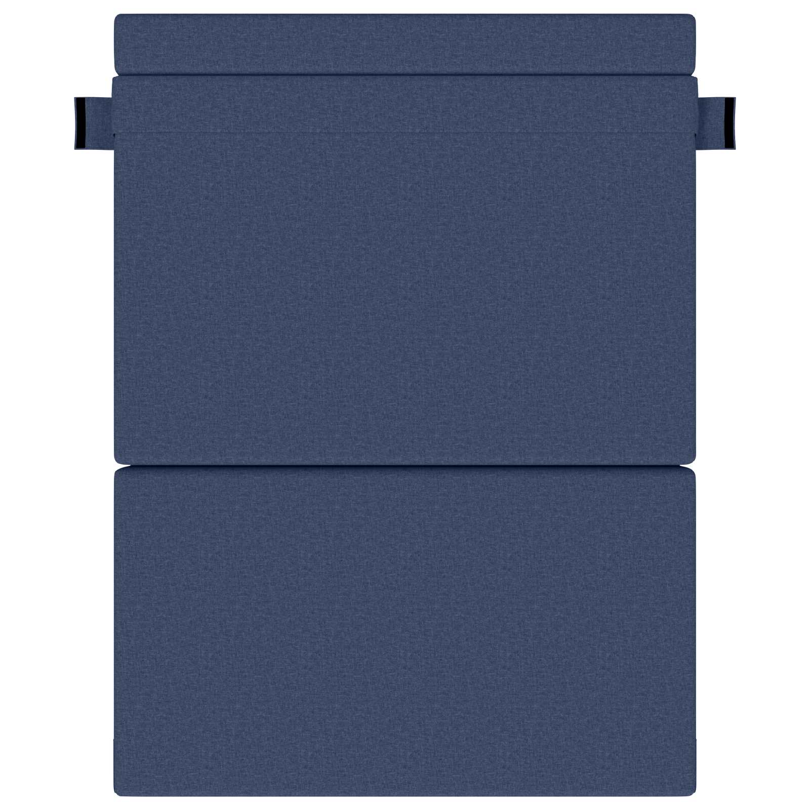 Divano Letto Pieghevole Blu 152 x 86,5 x 60 cm Tessuto | homemem39