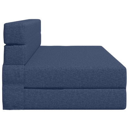 Divano Letto Pieghevole Blu 152 x 86,5 x 60 cm Tessuto | homemem39