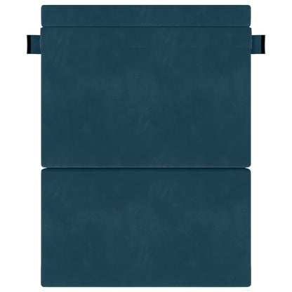 Divano Letto Pieghevole Blu 152 x 86,5 x 60 cm Tessuto | homemem39