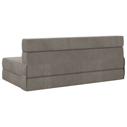 Divano Letto Pieghevole Grigio Chiaro 152 x 86,5 x 60 cm | homemem39