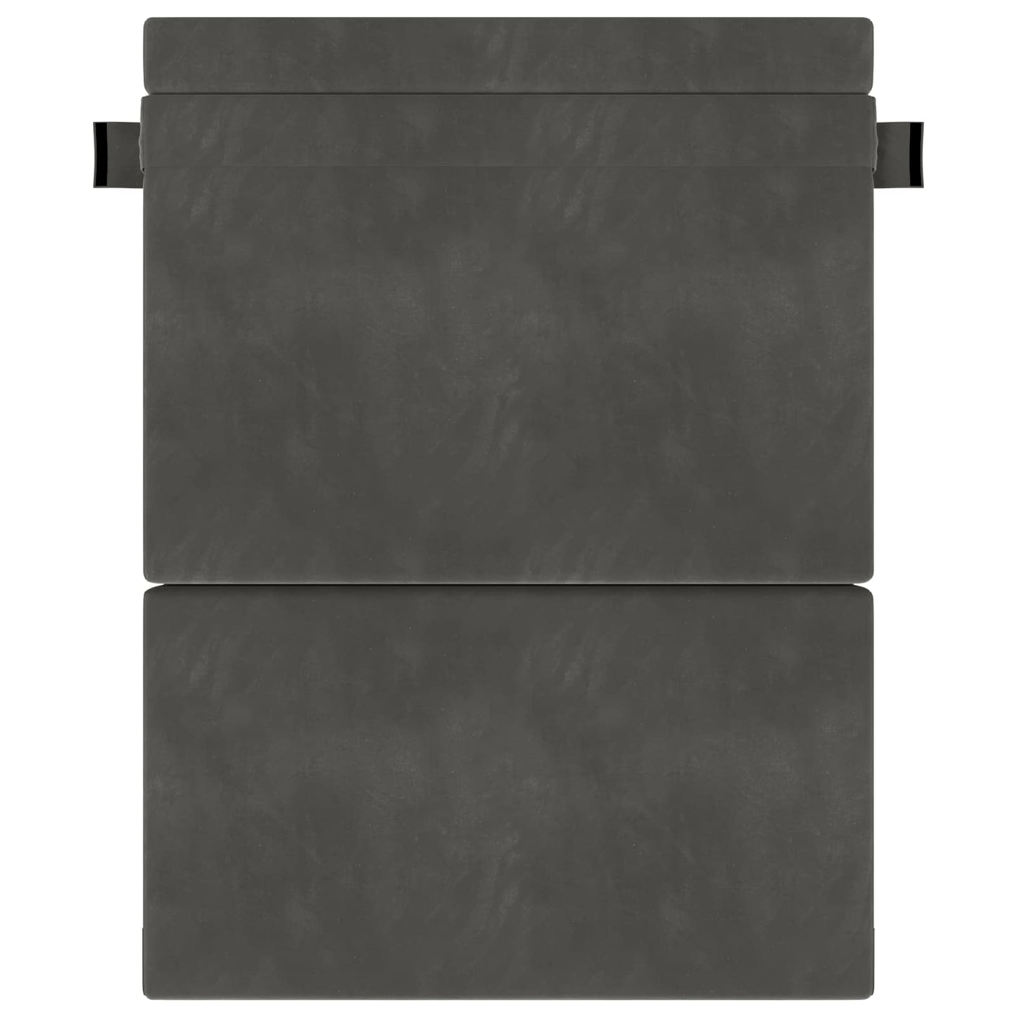 Divano Letto Pieghevole Grigio Scuro 152 x 86,5 x 60 cm Tessuto | homemem39