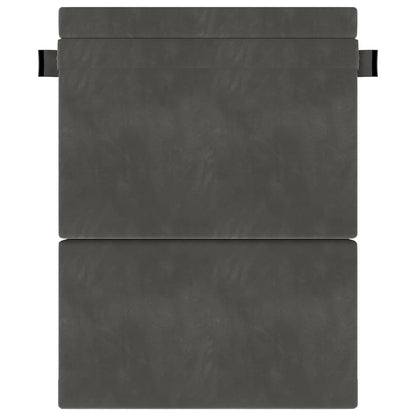 Divano Letto Pieghevole Grigio Scuro 152 x 86,5 x 60 cm Tessuto | homemem39