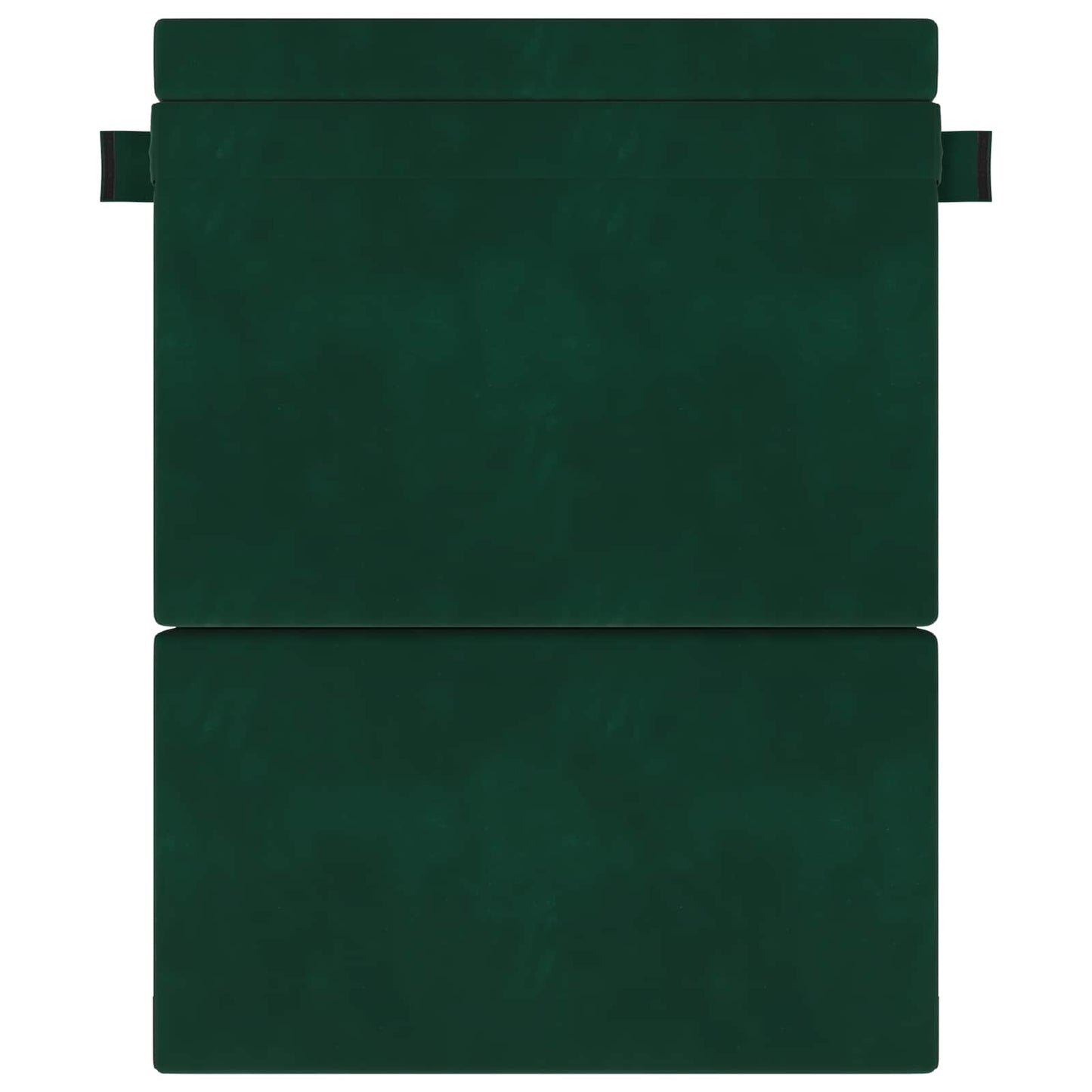 Divano Letto Pieghevole Verde Scuro 152 x 86,5 x 60 cm Tessuto | homemem39