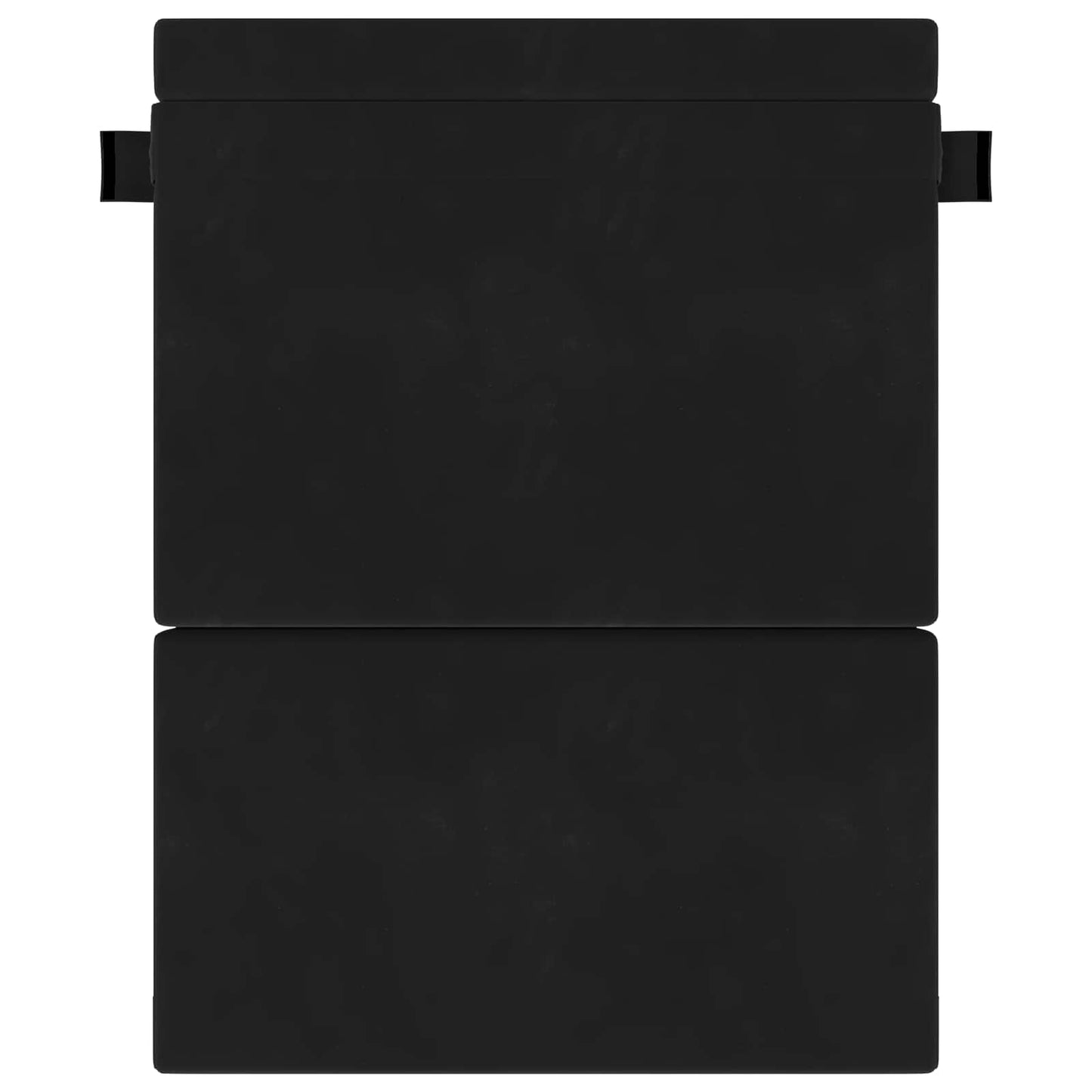 Divano Letto Pieghevole Nero 152 x 86,5 x 60 cm Tessuto | homemem39