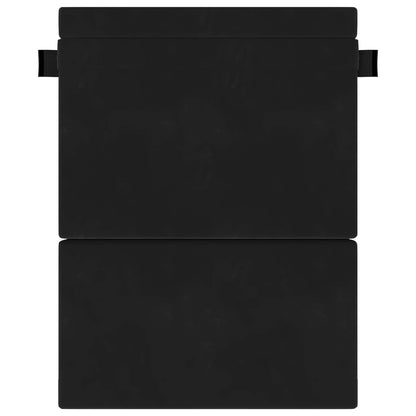Divano Letto Pieghevole Nero 152 x 86,5 x 60 cm Tessuto | homemem39
