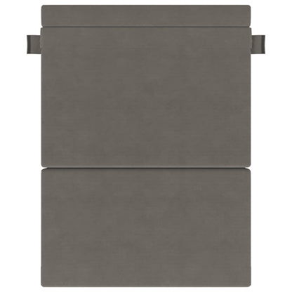 Divano Letto Pieghevole Grigio Chiaro 152 x 86,5 x 60 cm