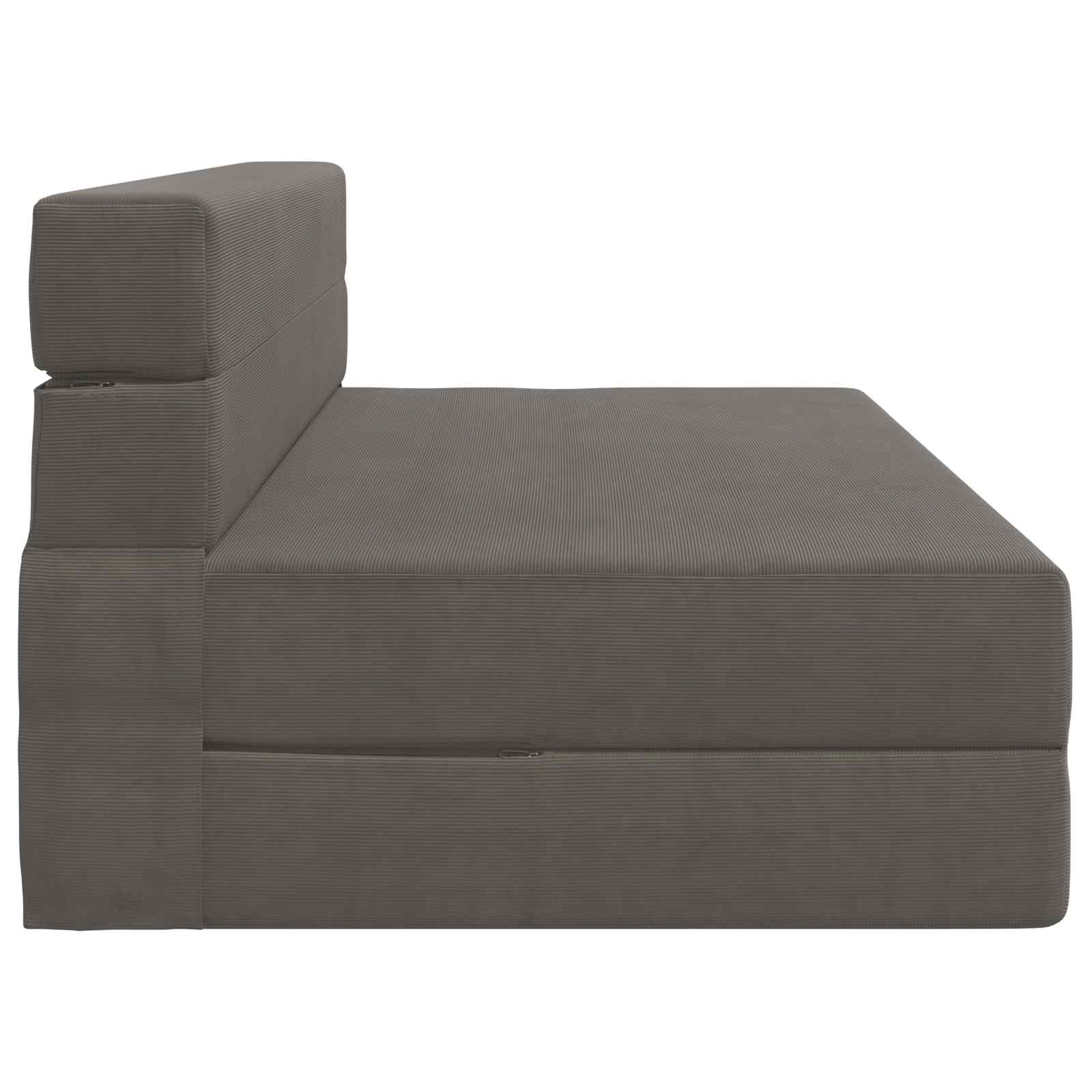 Divano Letto Pieghevole Grigio Chiaro 152 x 86,5 x 60 cm | homemem39