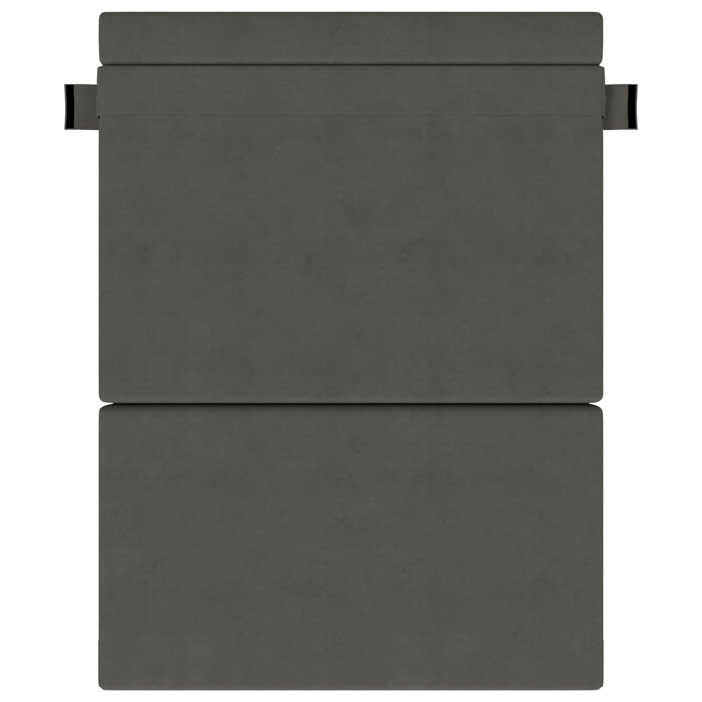 Divano Letto Pieghevole Grigio Scuro 152 x 86,5 x 60 cm Tessuto