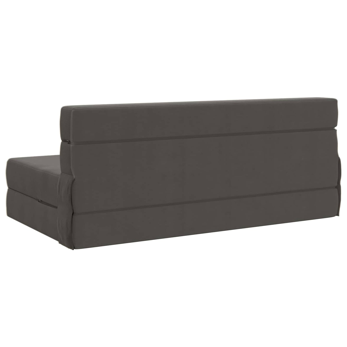 Divano Letto Pieghevole Grigio Scuro 152 x 86,5 x 60 cm Tessuto | homemem39