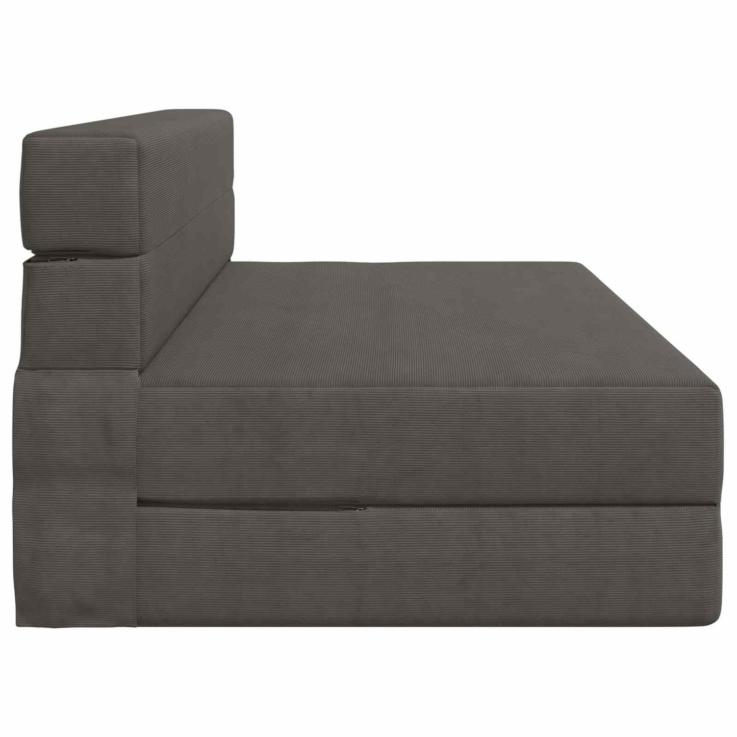 Divano Letto Pieghevole Grigio Scuro 152 x 86,5 x 60 cm Tessuto | homemem39