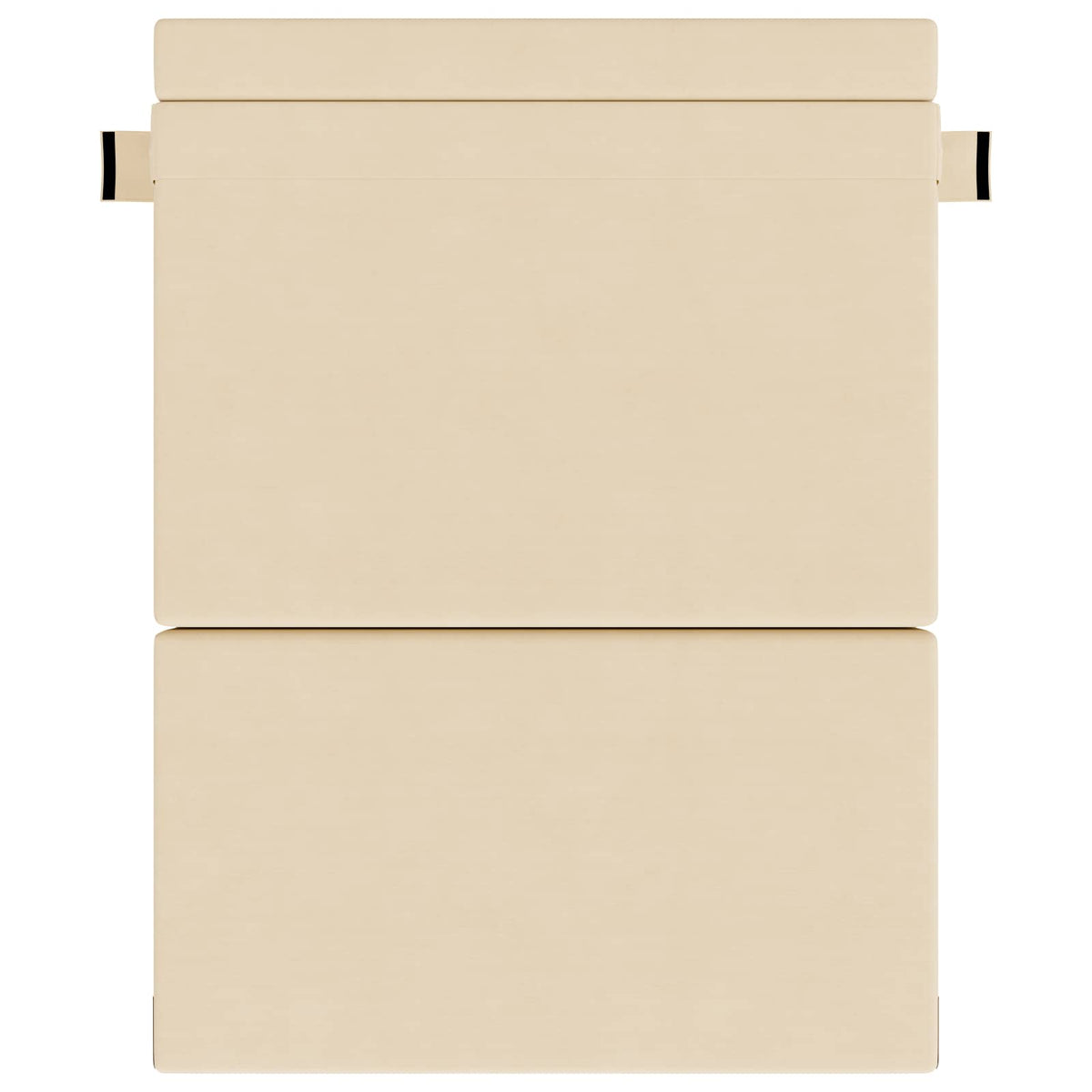 Divano Letto Pieghevole Crema 152 x 86,5 x 60 cm Tessuto