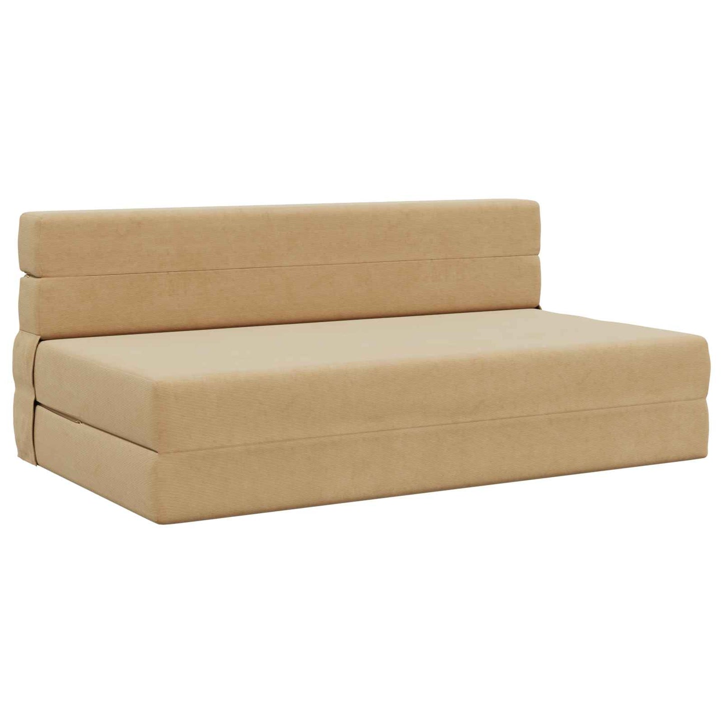 Divano Letto Pieghevole Verde Grigio 152 x 86,5 x 60 cm Tessuto