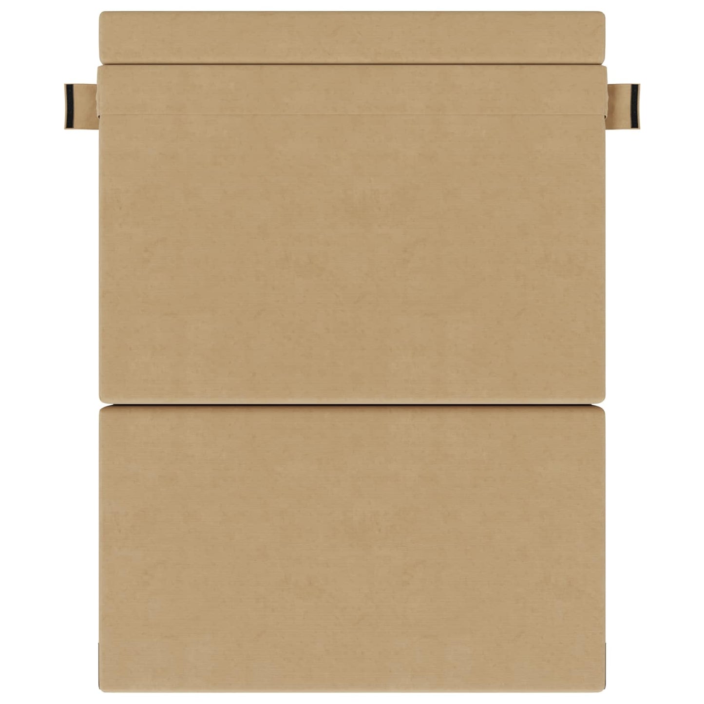 Divano Letto Pieghevole Verde Grigio 152 x 86,5 x 60 cm Tessuto