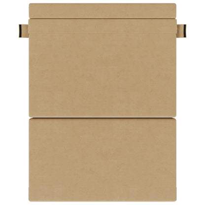 Divano Letto Pieghevole Verde Grigio 152 x 86,5 x 60 cm Tessuto