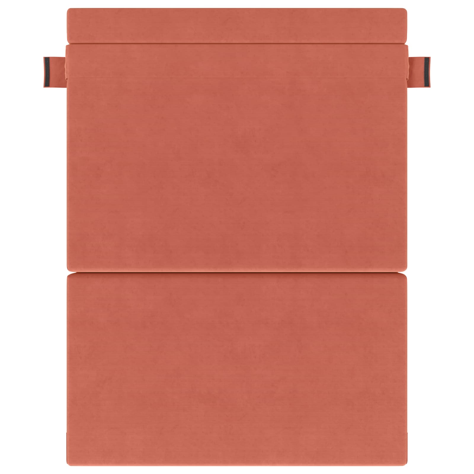 Divano Letto Pieghevole Rosso Arancio 152 x 86,5 x 60 cm | homemem39