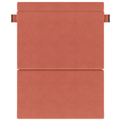 Divano Letto Pieghevole Rosso Arancio 152 x 86,5 x 60 cm | homemem39