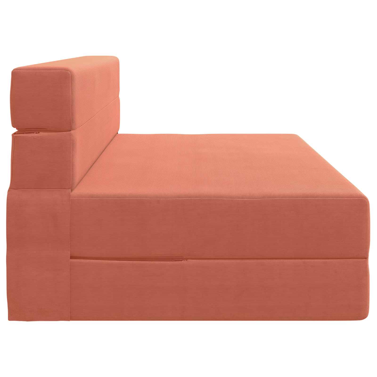 Divano Letto Pieghevole Rosso Arancio 152 x 86,5 x 60 cm | homemem39