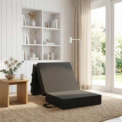 Divano Letto Pieghevole 75 x 67 x 45 cm Grigio Scuro | homemem39