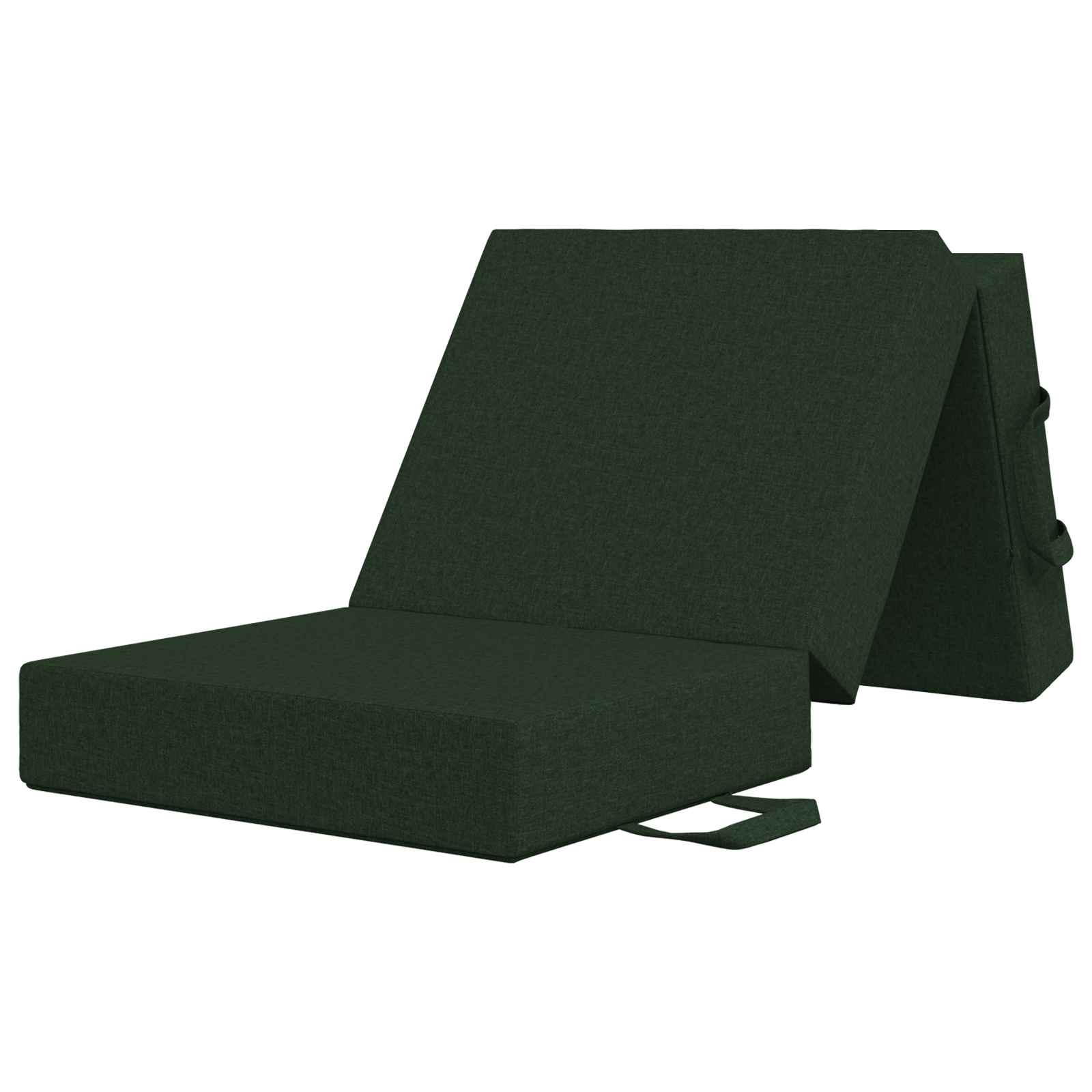 Divano Letto Pieghevole 75 x 63 x 45 cm Verde Scuro | homemem39