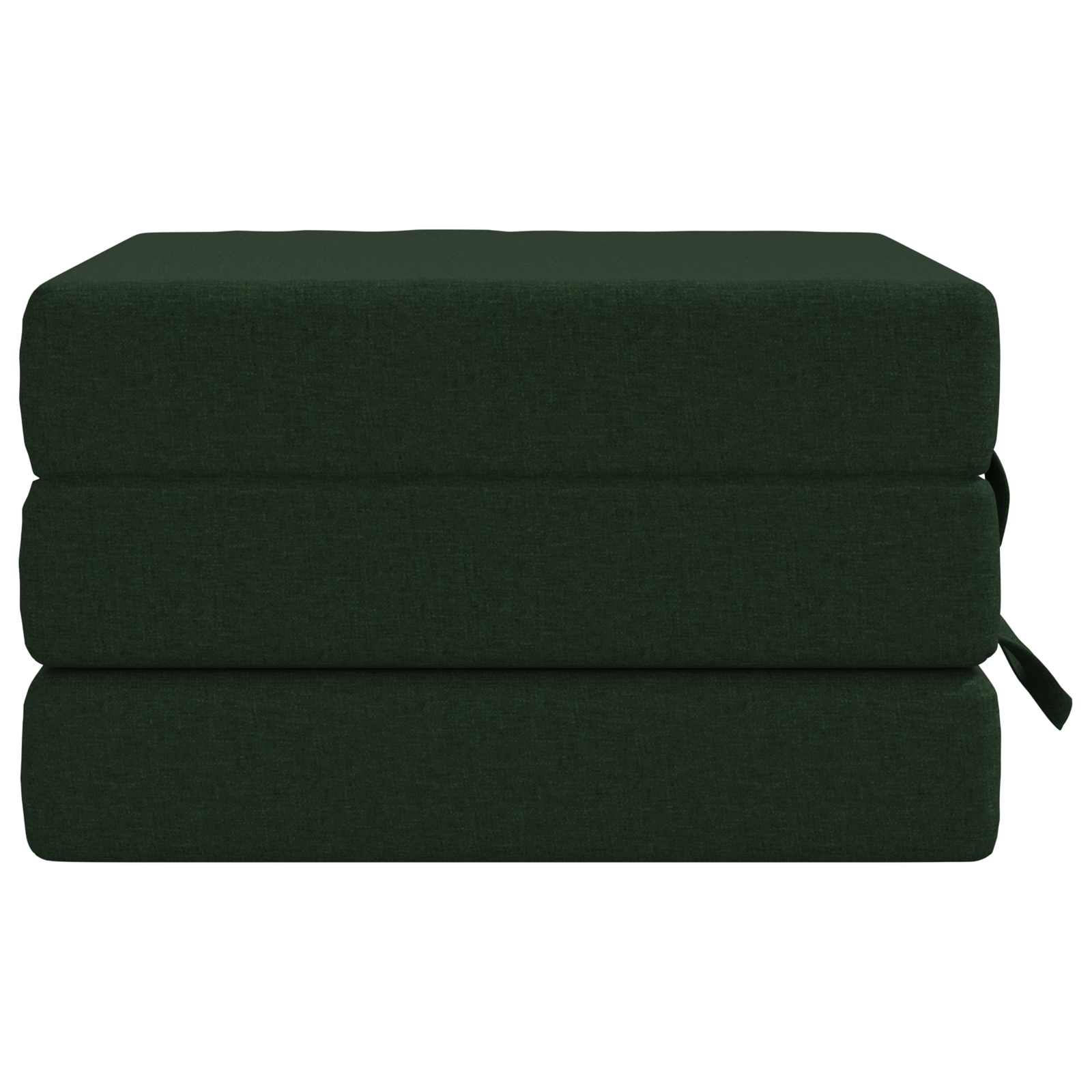 Divano Letto Pieghevole 75 x 63 x 45 cm Verde Scuro | homemem39