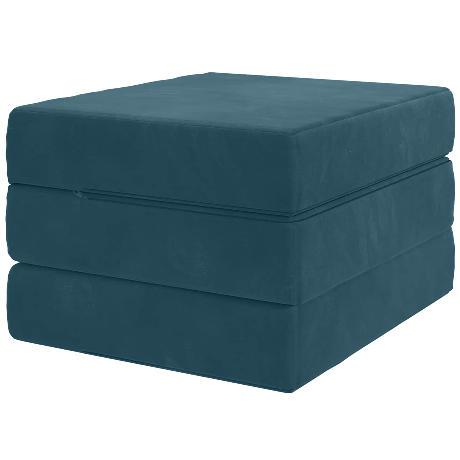 Divano Letto Pieghevole 75 x 63 x 45 cm Blu | homemem39