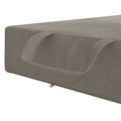 Divano Letto Pieghevole 75 x 63 x 45 cm Grigio Chiaro | homemem39