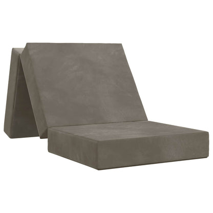 Divano Letto Pieghevole 75 x 63 x 45 cm Grigio Chiaro | homemem39
